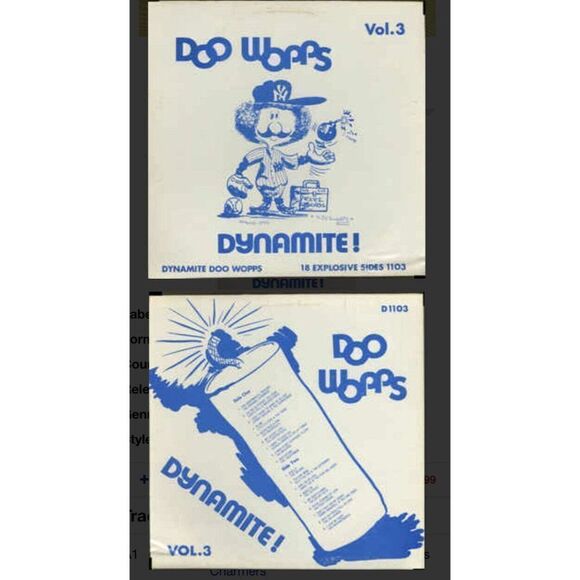 VTG Doo Wopps Dynamite Vol 3 1979 T-shirt Men Large NY Yankees 70s Single Stitch - Picture 8 of 8